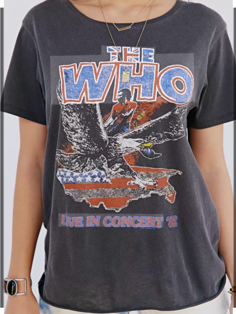 Junk Food The Who Tour Tee - size medium